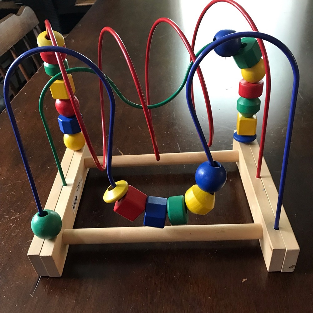 Wooden Bead Maze baby toy
